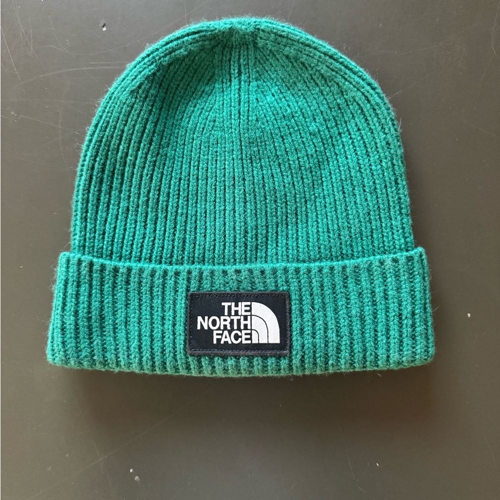 The North Face Logo Box Cuffed Beanie